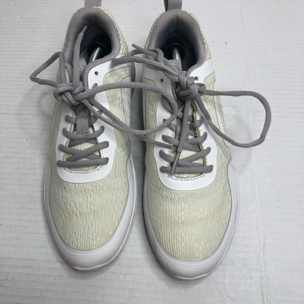 Vionic Sneakers Womens Size 8 White Tan JoJo Ombre Lace-Up Comfort Shoes